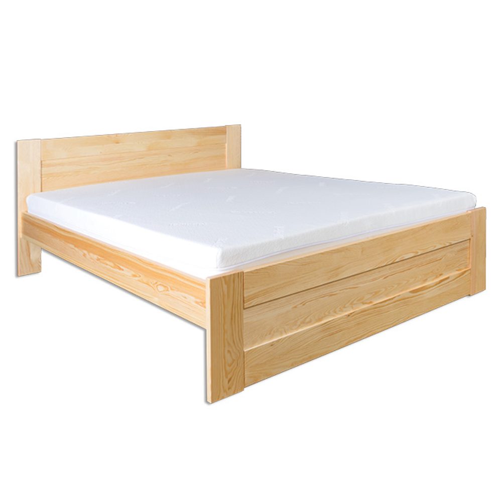 Drewmax Drewmax Vyvýšená borovicová postel LK102 140 x 200 cm