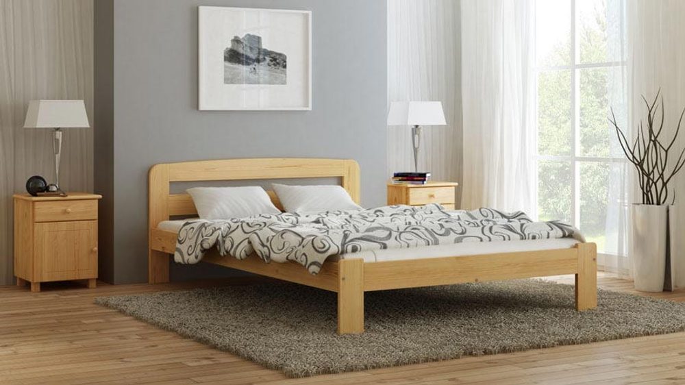 Magnat Magnat Masivní borovicová postel Sára 140 x 200 cm