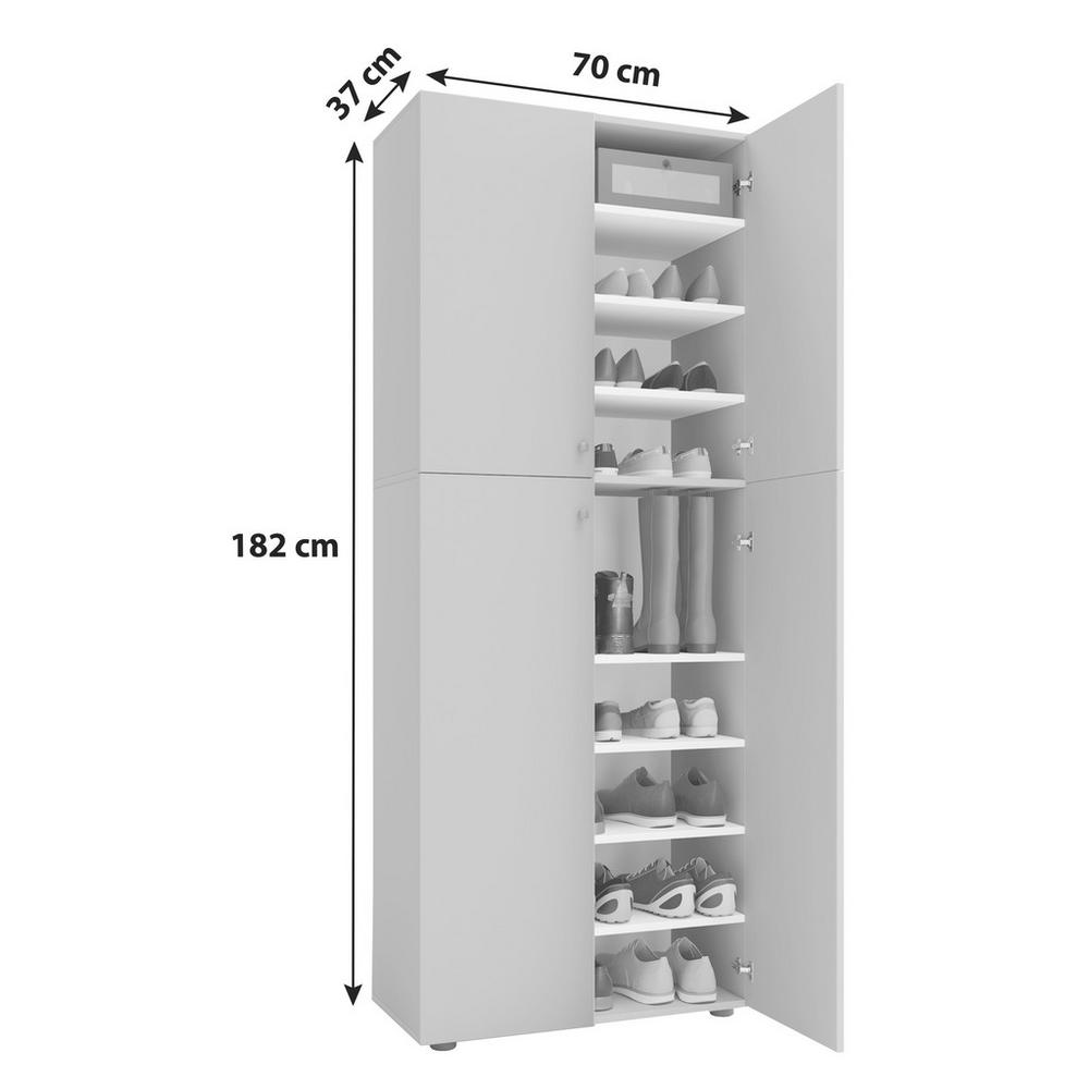 Skřín na boty LONA XXL š: 70cm buk