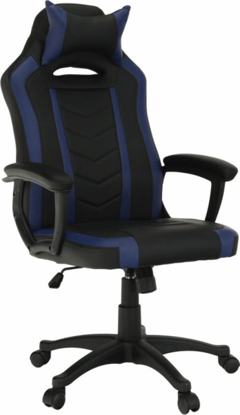 Tempo Kondela Herní židle Agena, černá/modrá