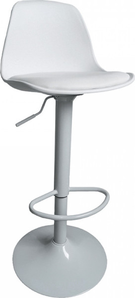 Tempo Kondela Barová židle DOBBY - bílá + kupón KONDELA10 na okamžitou slevu 3% (kupón uplatníte v košíku)