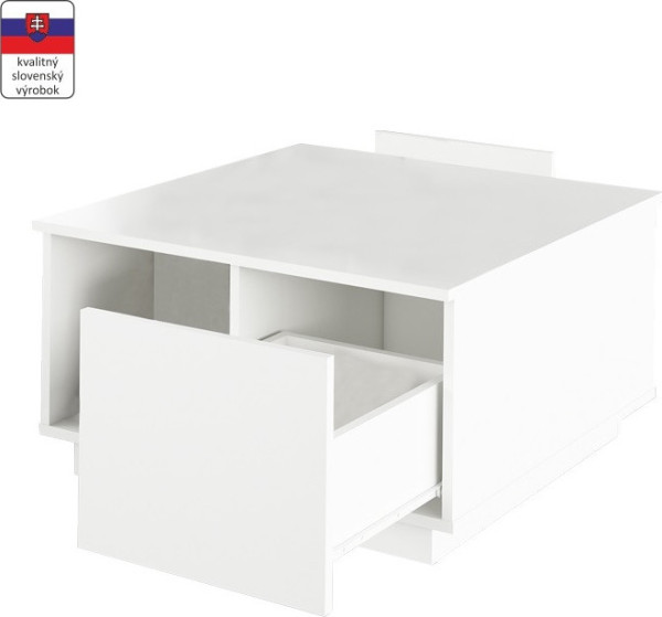 Tempo Kondela Konferenční stolek DALAN - bílá + kupón KONDELA10 na okamžitou slevu 3% (kupón uplatníte v košíku)