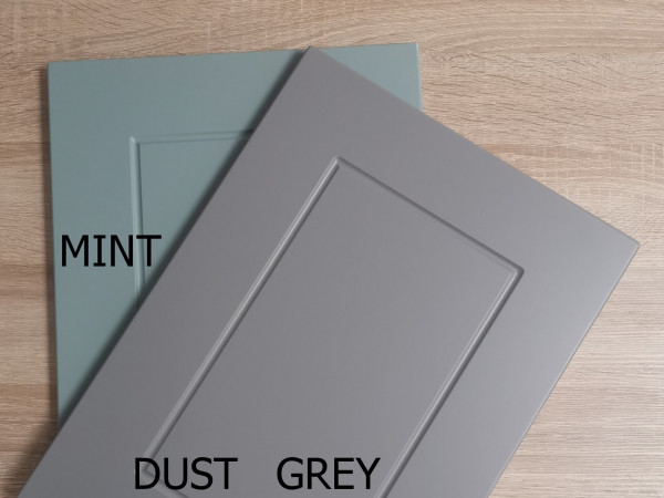 FOLLY, skříňka dolní D1D 40, dust grey/lava