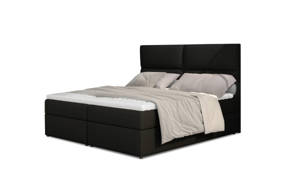 Boxspring PILANSI 14 180x200, černá látka