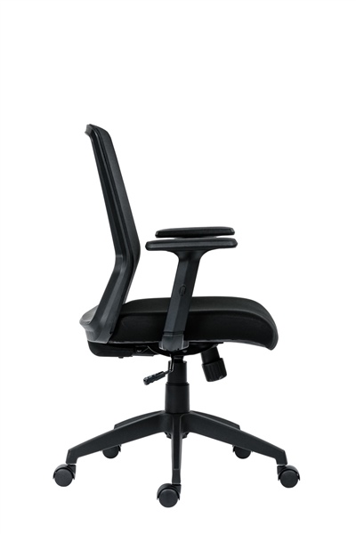 Kancelářská židle na kolečkách Antares NOVELLO –  s područkami, černá nebo šedá Šedá