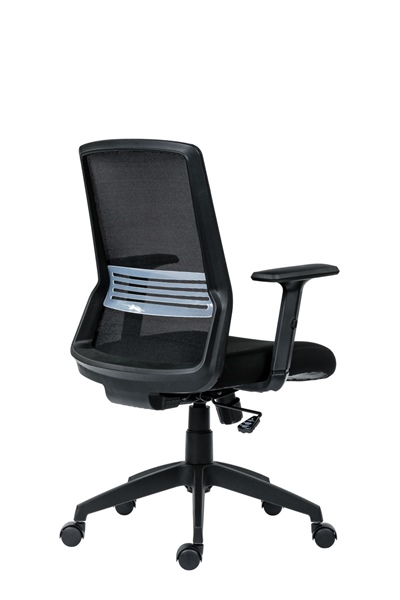 Kancelářská židle na kolečkách Antares NOVELLO –  s područkami, černá nebo šedá Šedá