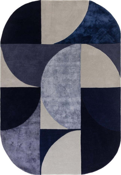 Tmavě modrý vlněný koberec 200x300 cm Indigo – Asiatic Carpets