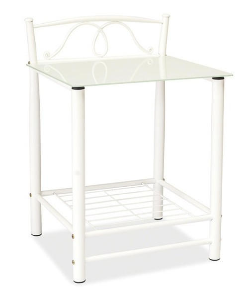 Noční stolek BREVICAULE, bílý