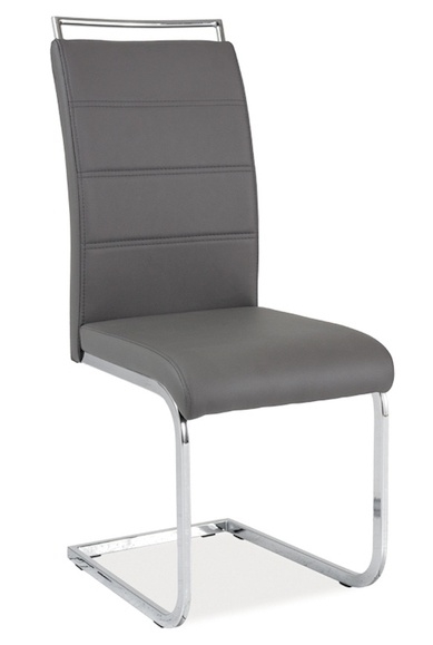 Jídelní čalouněná židle LOSENERIANA, šedá