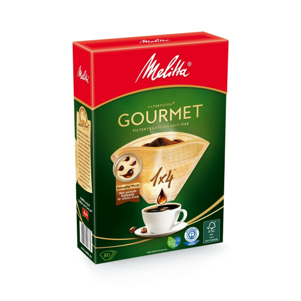 Melitta Gourmet 1x4 80 ks kávové filtry