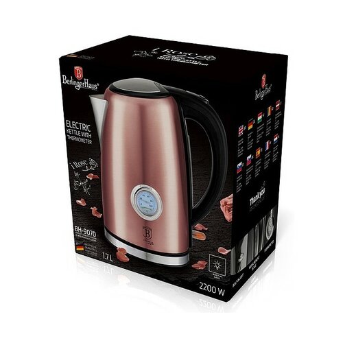 Berlinger Haus Rychlovarná konvice s termostatem  I-Rose Edition, 1,7 l