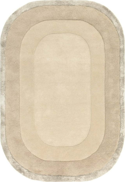 Krémový ručně tkaný koberec s příměsí vlny 160x230 cm Halo – Asiatic Carpets