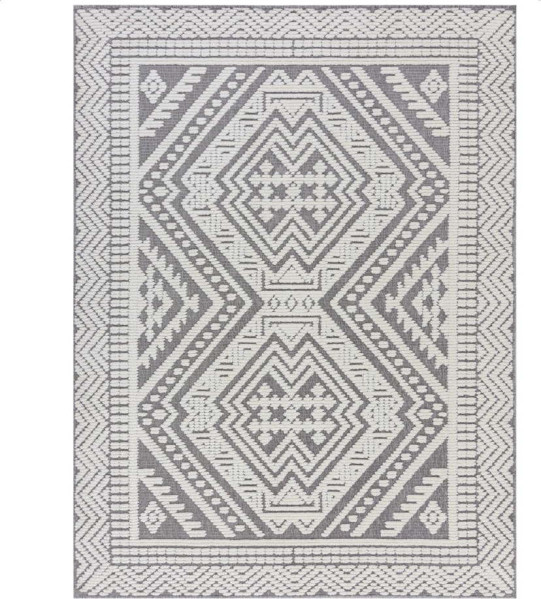 Šedý pratelný koberec z žinylky 80x160 cm Jaipur – Flair Rugs