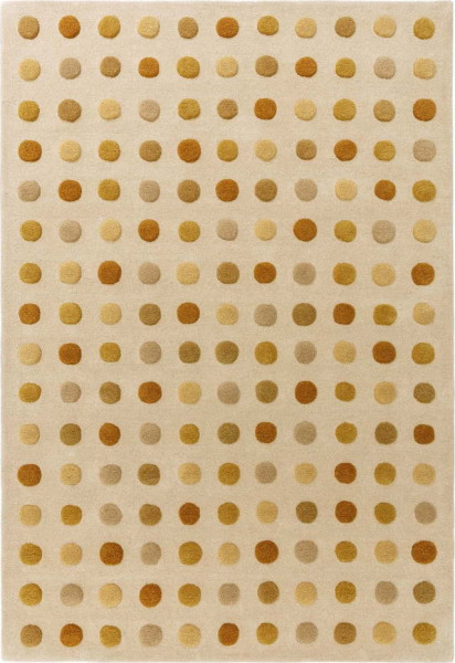 Žlutý ručně tkaný vlněný koberec 200x300 cm Dotty – Asiatic Carpets