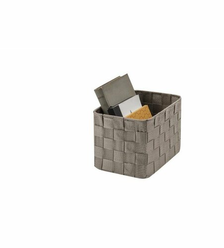 Úložný organizér do zásuvky Compactor TEX vysoký - 19 x 14 x 13 cm, Taupe (šedo-béžový)