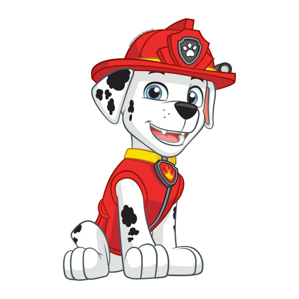 3D Samolepka Paw Patrol Marshall, 14 x 20 cm