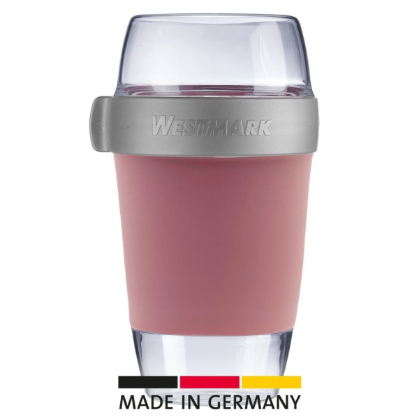 Westmark Třídílná dóza na jídlo, 1150 ml, růžová