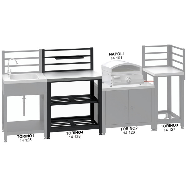 Cattara 14128 modul stůl pro venkovní kuchyň Torino 4