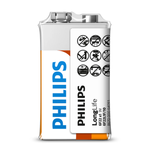 Philips Baterie 9 V LongLife