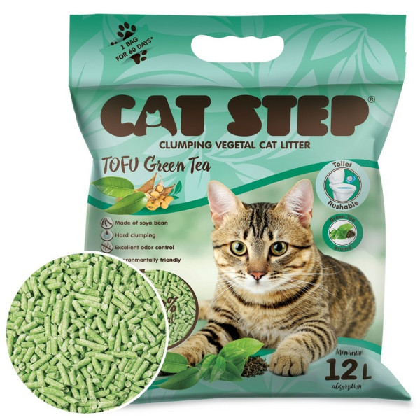 Cat Step Tofu Green Tea 5,4kg 12l /3/96pal